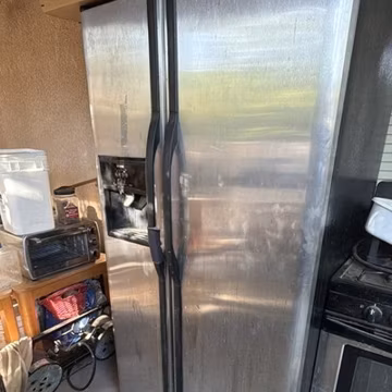Kenmore Side-by-Side Stainless Refrigerator Water Dispenser Left Door Ice