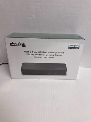 Plugable USB-C Triple HDMI Display Docking Station UD-3900PDZ | New in Box
