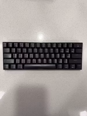 Redragon K630 Wired USB-C Mechanical Illuminated Keyboard, Black English QWERTY