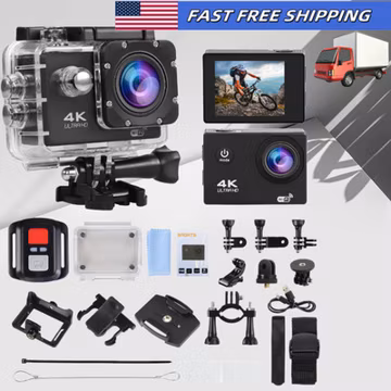 4K Action Camera Sport Video Underwater Waterproof Camera Wifi Remote For Go Pro