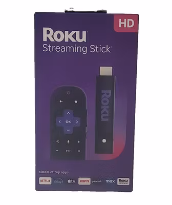Roku 3840R Streaming Stick HD Media Player with Voice Remote – 2025 Model SEALED