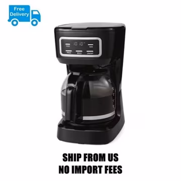 Mainstays 12-Cup Black Programmable Drip Coffee Maker
