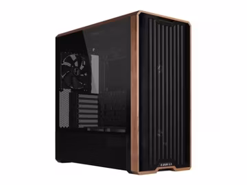 Lian Li LANCOOL 217 Genuine Walnut Wood LAN217X Mid-Tower ATX Case Black