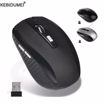 2.4G Wireless Mouse Gaming Mice Adjustable 1600DPI Optical Office Mouse Ergonomi