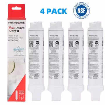 4 PACK NEW Frigidaire EPTWFU01 Pure Source Ultra II Refrigerator Water Filter