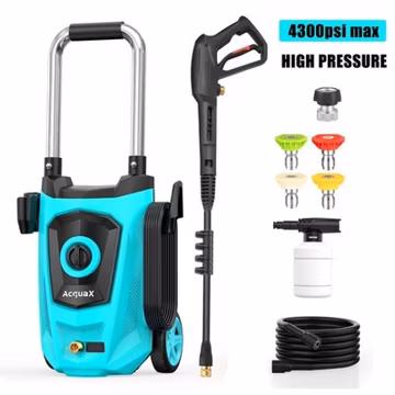 Electric Pressure Washer 4300 PSI MAX 2.8 GPM Portable Electric Power Washer