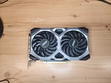 MSI GeForce GTX 1660 Ventus XS 6GB OC Dual Fan PCIe x16 DP HDMI 8-Pin Working