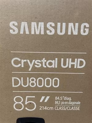 Samsung 85" Crystal UHD 4K Smart TV UN85DU8000FXZA 120Hz HDR NEW