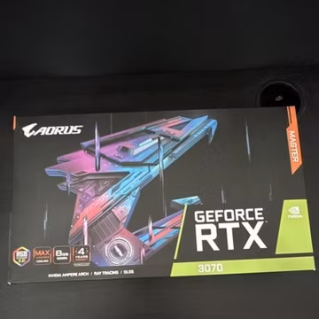 AORUS NVIDIA GeForce RTX 3070 8GB Graphics Card RGB Lighting DLSS