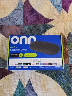 onn 4K Pro Streaming Device, Google TV with Gemini (NEW 2026 Model) - Ultra-fast