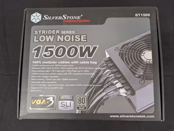 SilverStone SST-ST1500 Strider 80 Plus Silver 1500W ATX Power Supply