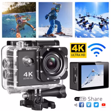 4K Action Camera Sport Video Underwater Waterproof Camera Wifi Remote For Go Pro
