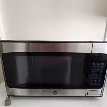 GE Countertop Microwave 0.9 cu ft 950W Stainless Steel w/ Defrost Timer