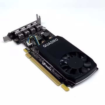 NVIDIA Quadro P1000 4GB GDDR5 4x Mini DisplayPort Low Profile Graphics Card GPU