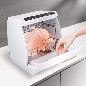3-in-1 Portable Countertop Dishwasher Air Drying 5 Programs w/ 7L Water Tank NEW
