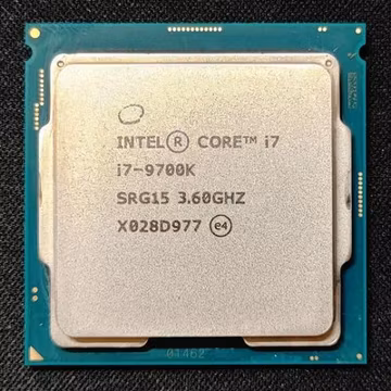 Intel Core i7-9700K Desktop Processor CPU 8 Cores 4.9GHz LGA1151 300 Series 95W