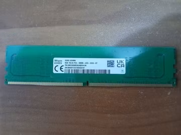 1x8GB SK hynix DDR5 PC5-4800 Desktop RAM PC Memory (HMCG66MEBUA081N)