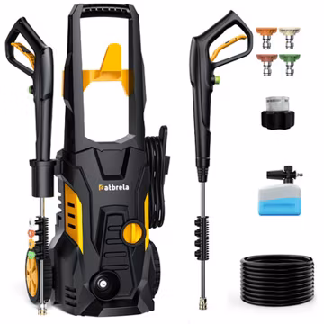 HOMSHADE 1800W Electric Pressure Washer, 5000 PSI, 3.0 GPM, Portable with 4