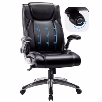 COLAMY Office Chair, Black-1Set