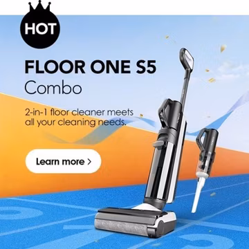 Tineco Floor ONE S5 Combo Smart Wet Dry Vacuum Cleaners, 2-in-1 Cordless Vacuum