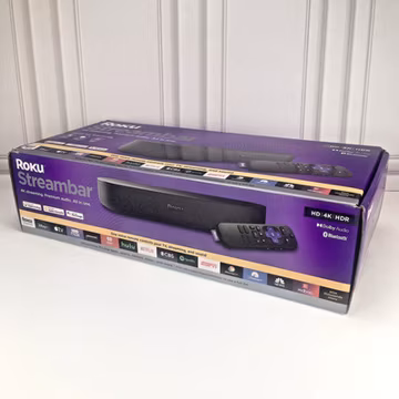 Roku Streambar Model 9102R 4K Streaming Media Player Dolby Audio Bluetooth
