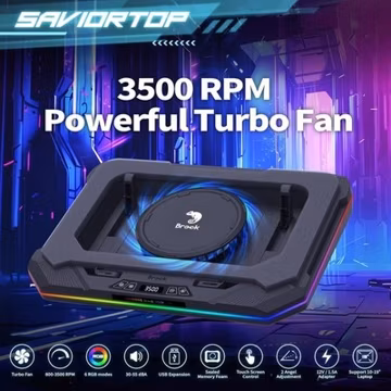 Saviortop Gaming Laptop Cooling Pad: High-Speed 3500 RPM Laptop Cooler, V.2026