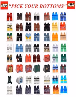 ☀️NEW Lego PICK YOUR LEGS PANTS Minifigure minifig figure bulk Lot Parts Bottoms