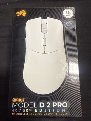Glorious PC Gaming Race Model O Wireless Gaming Mouse - Glossy White with Dongle