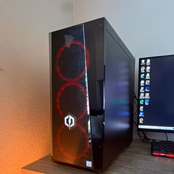 CyberPowerPC Gamer Tower Desktop i5-9400F 8GB Win10 Home Tempered Glass - 1080TI