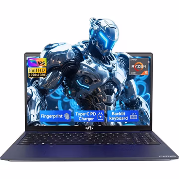 NIMO 15.6" IPS FHD Light Gaming Laptop,AMD Ryzen 5 6600H 16GB DDR5 RAM 512GB SSD