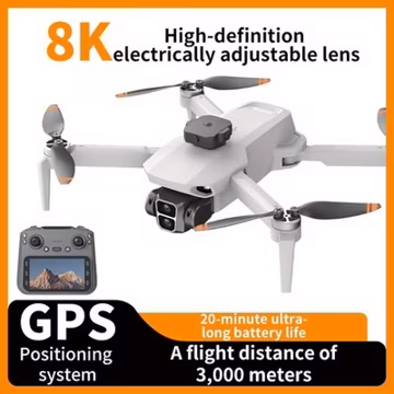 8K GPS FPV Drone, Touchscreen Controller, 5G WiFi, Dual Batteries, GPS Auto RTH