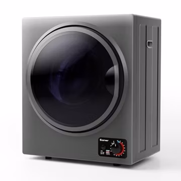 Electric Tumble Compact Laundry Dryer Stainless Steel Wall Mounted 1.5 cu .ft.