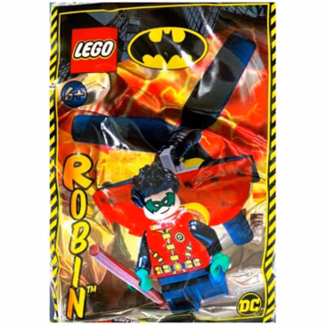 LEGO DC Super Heroes Robin and Heli-Pack Foil Bag #3 212221 (SEALED)