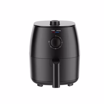 Mainstays 2.2 Qt Air Fryer Arctic Black Compact Non-Stick Basket Countertop