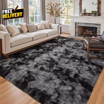 6X9 Ft Large Shag Rugs for Living Room Tie-Dyed Ultra Soft Fluffy Furry Area....