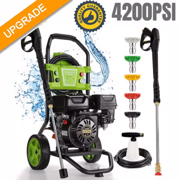4200PSI Pressure Washer 4.0GPM Gas Powered Washer 209CC High Pressure Washer