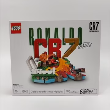 LEGO Icons Cristiano Ronaldo Soccer Highlights Building Set 43012 Limited Ed.