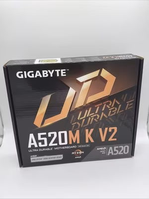 NEW Gigabyte A520M K V2 AM4 Micro ATX Motherboard DDR4 HDMI M.2 USB 3.2