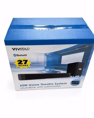 Vivitar 60w Home Theatre Sound System , Soundbar With Subwoofer BRAND NEW