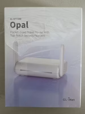 GL-SFT1200 (Opal) Secure Travel Wifi Router – AC1200 Dual Band Gigabit
