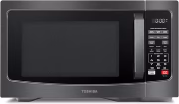 New TOSHIBA EM131A5C-BS Countertop Microwave Ovens 1.2 Cu Ft, 12.4" Removable