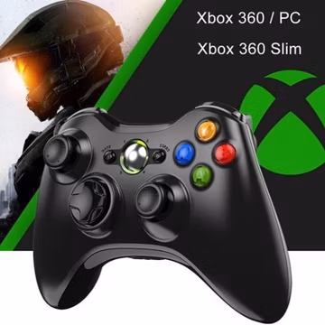 Wireless Controller For Microsoft Xbox 360 & 360 Slim Windows System PC Laptop