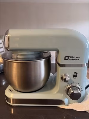 Kitchen In The Box SC-627 Compact Stand Mixer 120V 300W 6-Speed Blue - TESTED