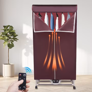 Portable 110V Electric Clothes Dryer 60LB Indoor Wet Laundry Warm Air Drying NEW