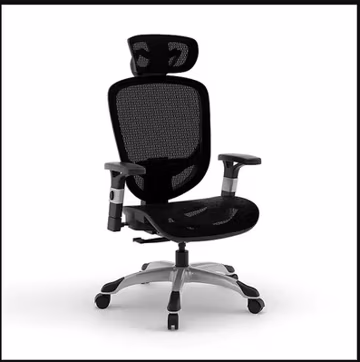 Staples Hyken Ergonomic Mesh Swivel Task Chair, Black (ST63137)-US Ware-NEW 100%