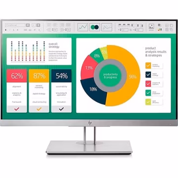 HP E223 22in Full HD 1920x1080 DP HDMI VGA Slim Bezel Desktop Computer Monitor