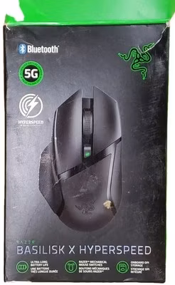 Razer Basilisk X Hyperspeed Wireless Optical Gaming Mouse - Black | New