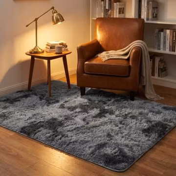 Long Fluffy Shaggy Rug Super Soft Non Slip Area Rug Living Room Bedroom Carpet