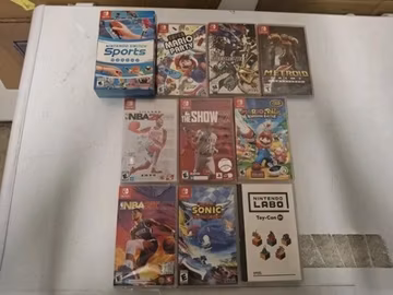 Lot Of 10 Nintendo Switch Games - Tested And Working
