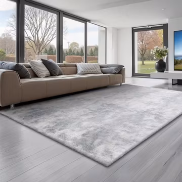 VEVOR Indoor Plush Area Rug 6 x 9 ft Modern Plush Carpet for Living Room Bedroom